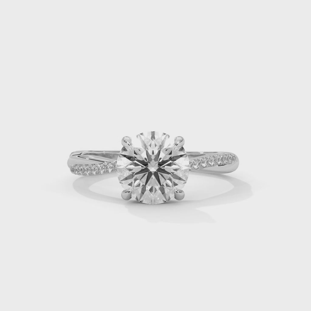 Trinity Solitaire Ring