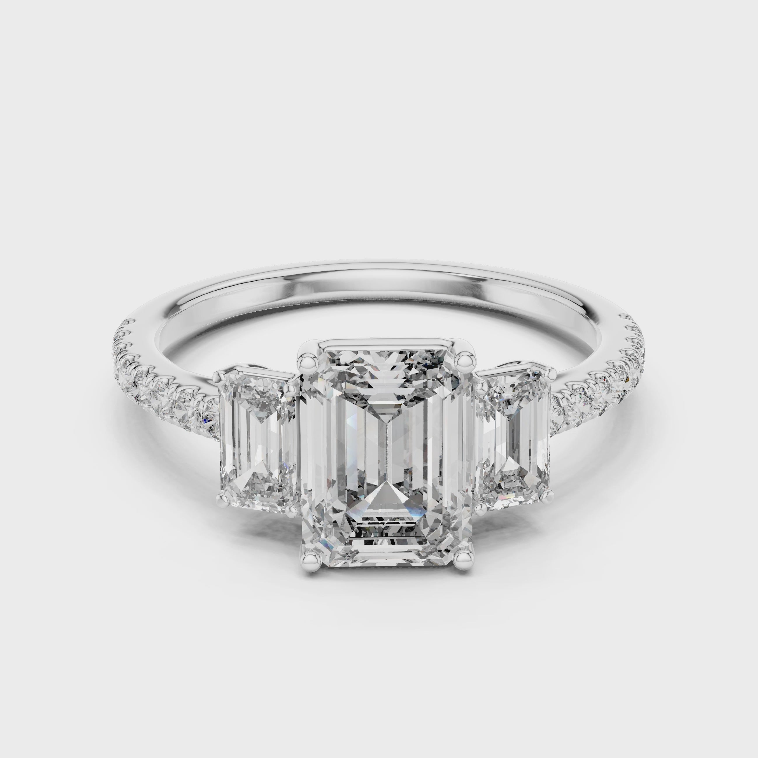 Lorelei Three Stone Ring