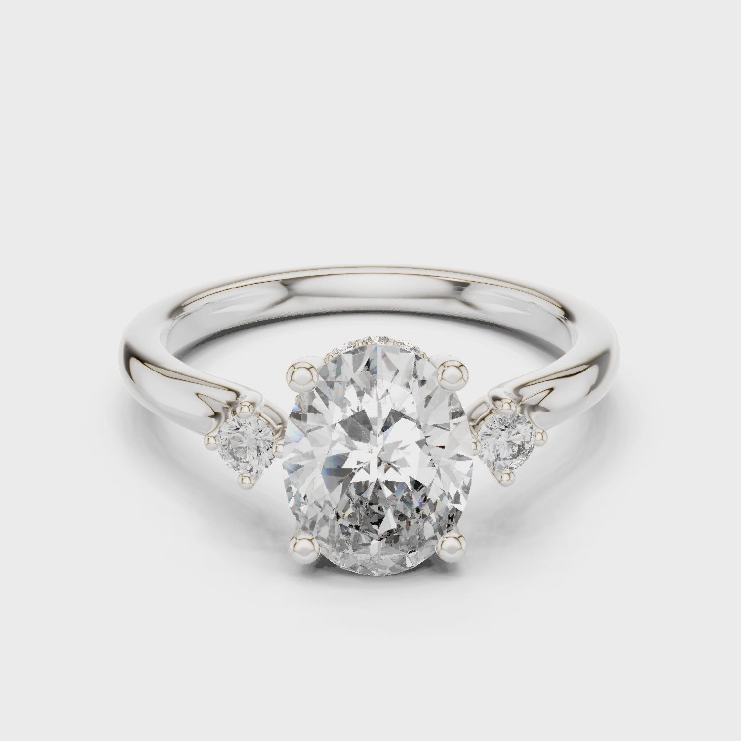 Daisy Solitaire Ring