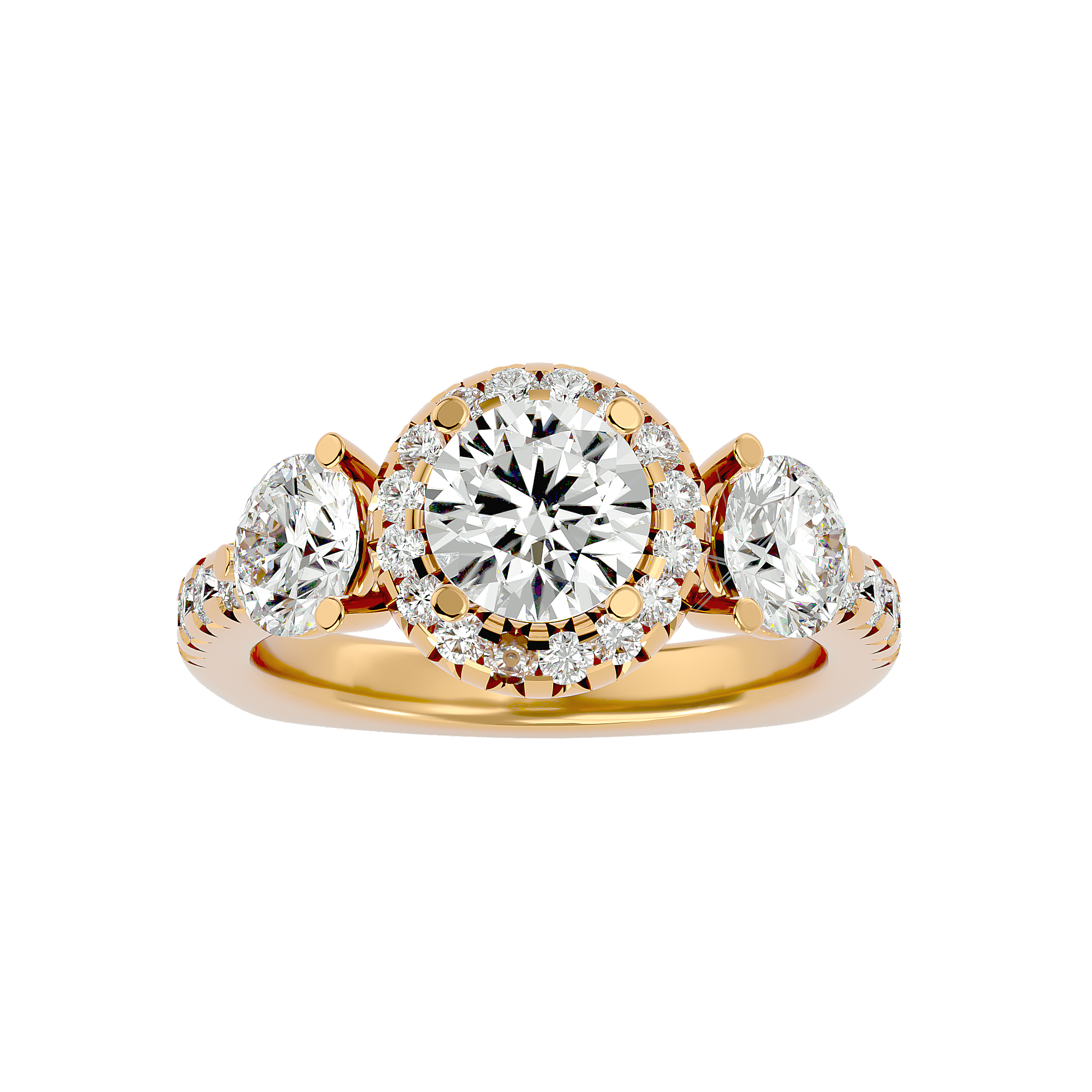 Genevieve Three Stone Ring