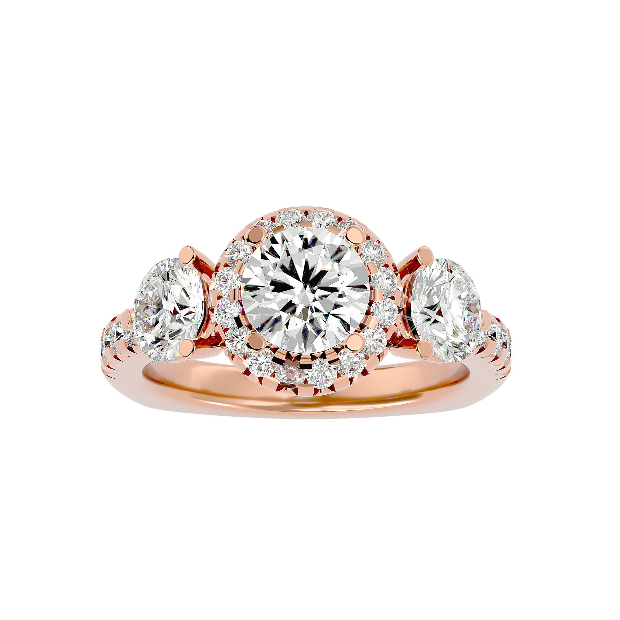 Genevieve Three Stone Ring