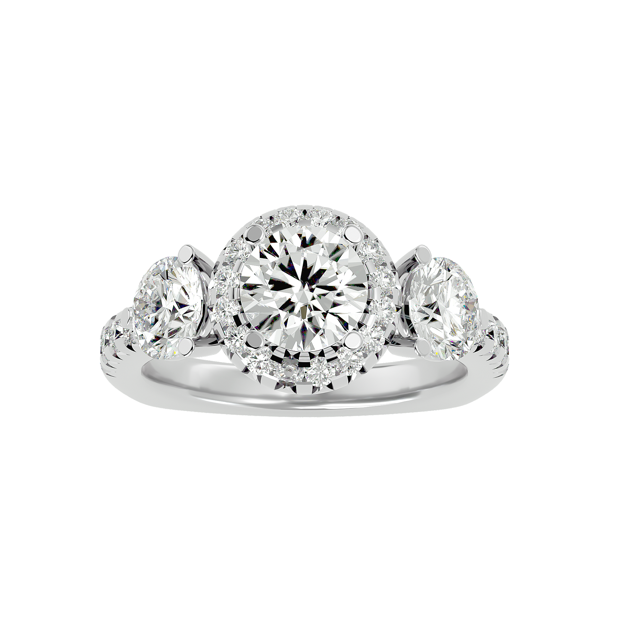 Genevieve Three Stone Ring